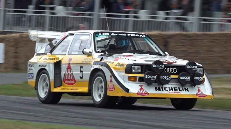 image 0 Audi Sport Quattro S1 E2 - Pure 5-cylinder Turbo Sounds @ Goodwood Festival Of Speed 2022