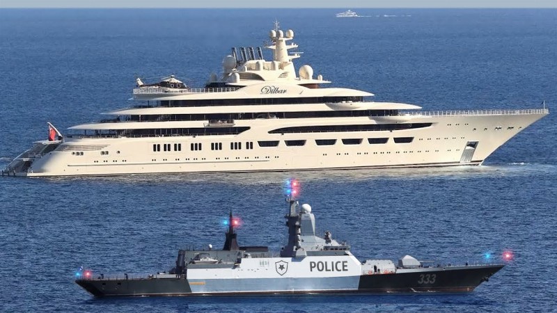 Billionaire Russian Superyachts Caught By Police