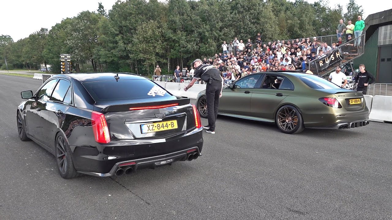 image 0 Cadillac Cts-v Straight Pipes Exhaust Vs Brabus Mercedes-amg E63s 4matic+