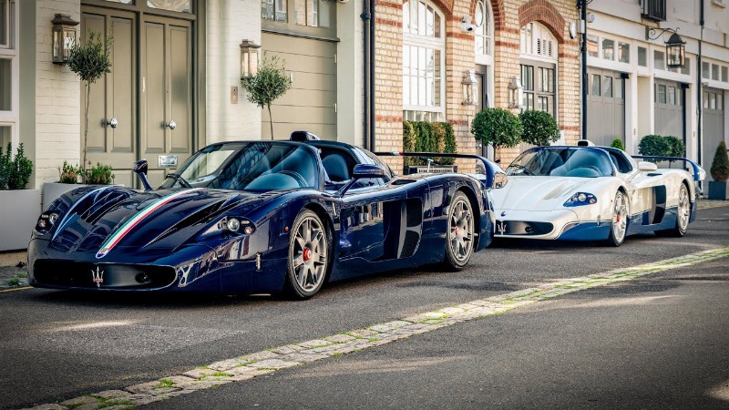image 0 Double Maserati Mc12 Driving In London!! 2 Of 50 Built