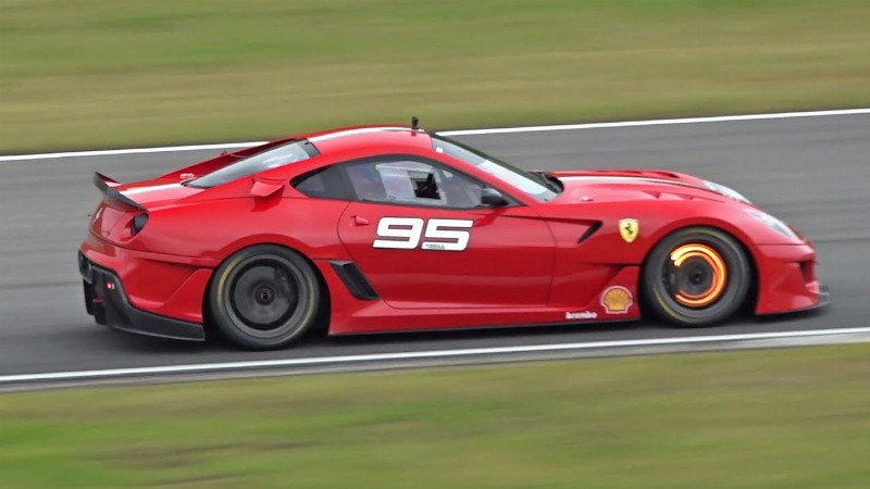 Ferrari 599xx Corse Clienti Nürburgring Loud Acceleration Sounds And Epic Downshifts!