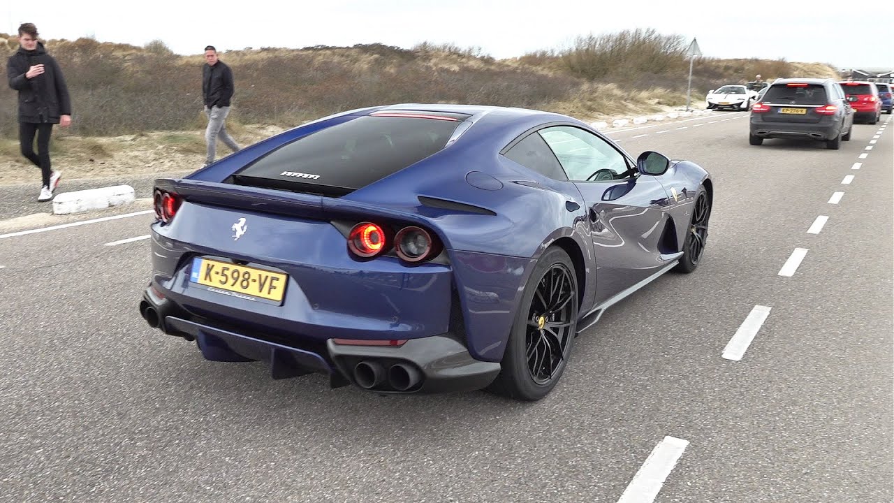 image 0 Ferrari 812 Superfast With Novitec Straight Pipes Exhaust! Revs & Accelerations!