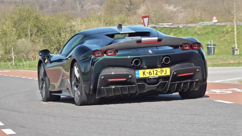 Ferrari Sf90 Stradale - Exhaust Sounds On The Road!