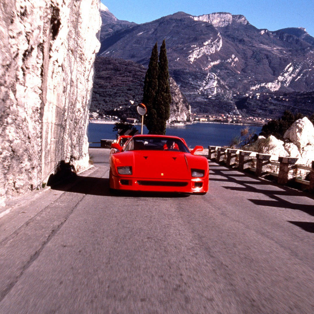 image  1 Ferrari - The perfect kind of day to take the #FerrariF40 for a spin