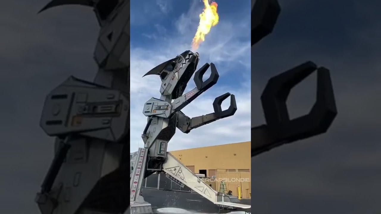image 0 Fire Breathing T-rex Mega Car 😱 #shorts