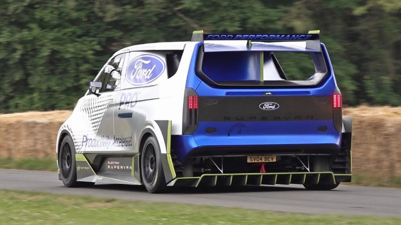Ford Supervan 4 Ev (2000hp)  - Accelerations Launch Donuts Sounds @ Goodwood Festival Of Speed!
