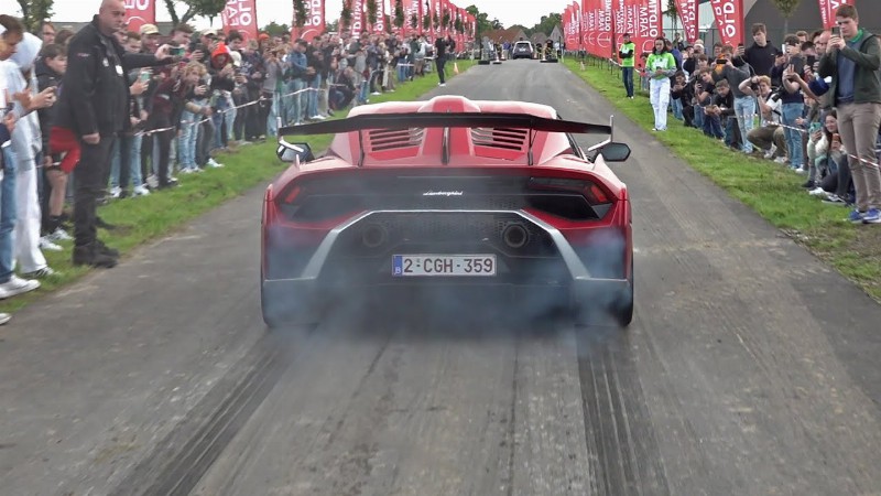 Lamborghini Huracán Sto - Brutal Acceleration Sounds!