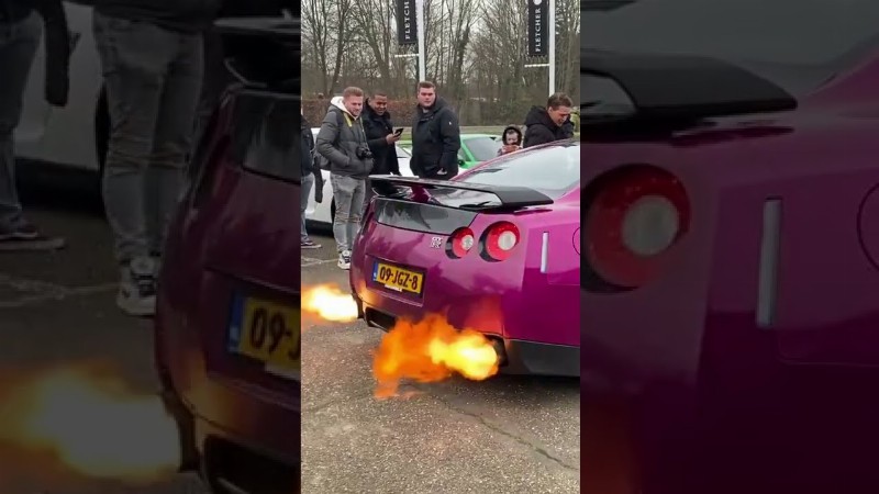 image 0 Nissan Gt-r R35 Shooting Flames! 🔥🔥 #shorts #nissan #nissangtr #nissangtrr35