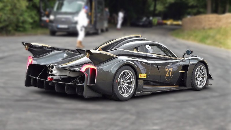 image 0 Pagani Huayra R Loud V12 Engine Sounds! Start Up Revs Driving! @ 2022 Goodwood Festival Of Speed!