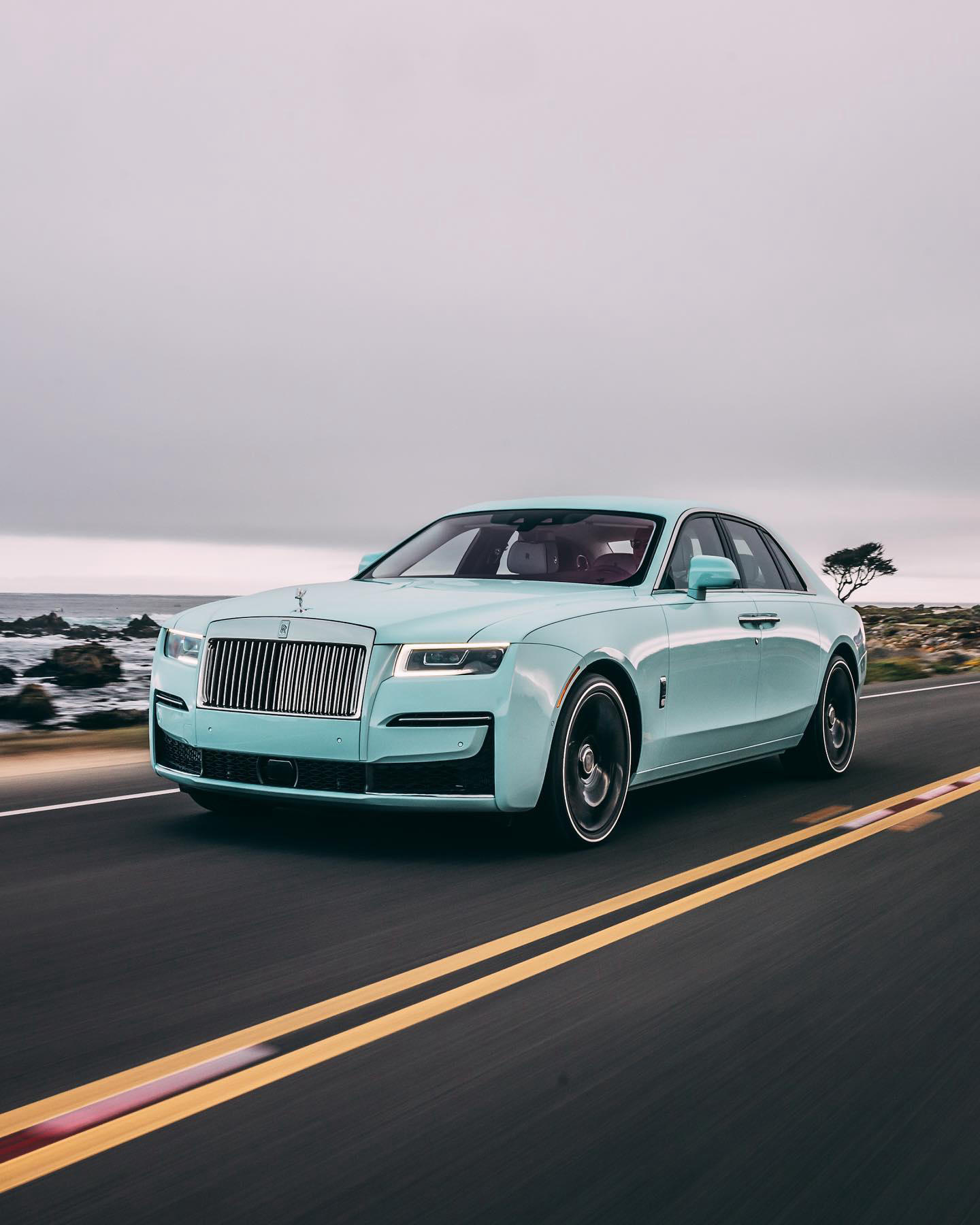 image  1 Rolls-Royce Motor Cars - Revealed during Monterey Car Week, this #Bespoke #RollsRoyceGhost from the